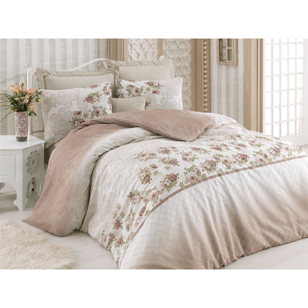 East Urban Home Cotton Blend Duvet Cover Set Wayfair